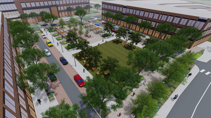 the commons at american center